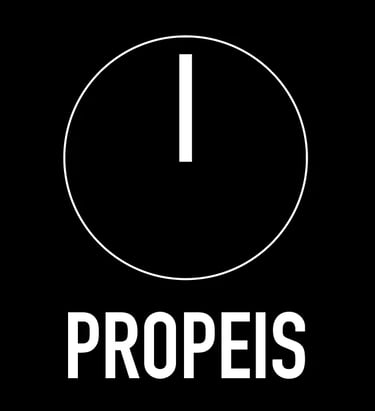 Logo Propeis Negro