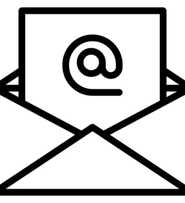 an email envelope with an email envelope