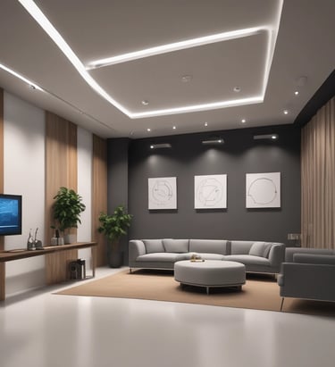 a computer monitor sitting on top of a desk