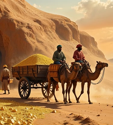 The Gold Mines of Bambuk, in the Mali Empire