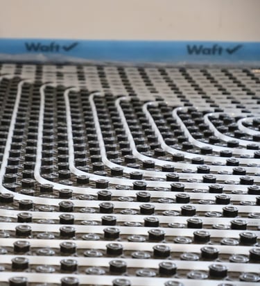 Instalación de aerotermia para un cliente en l'Ametlla