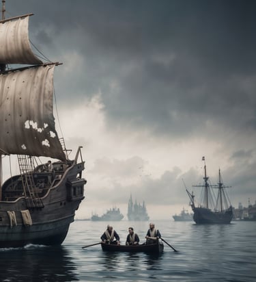 Ghost Ships Bring the Sick and Dying