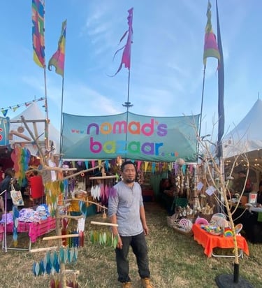 Nomad's Bazaar | Nomads Bazar | Fairtrade | Sustainable | Festival Shop | Gifts and Treasures