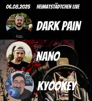 Konzertplakat Heimatstädtchen Live