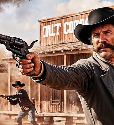 Wyat Earp faces off against the Clantons and McLaurys at the infamous O.K. Corral