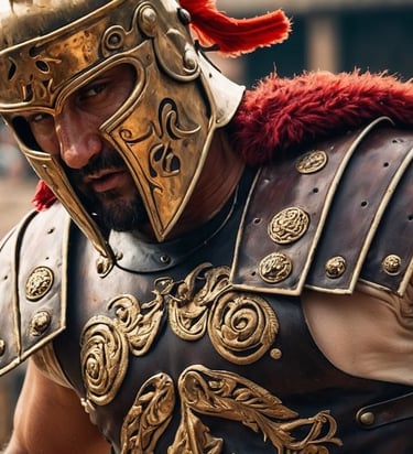 A Retiarius Gladiator with his Trident