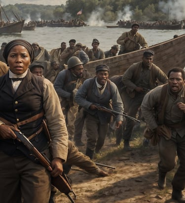 Harriet Tubman Leads The Combahee Ferry Raid
