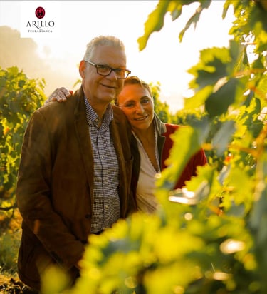 Adriana e Urs Burkard Arillo in Terrabianca vino biologico Toscana Chianti Maremma