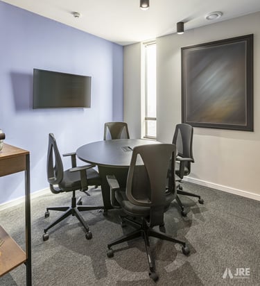 sala de reunião escritório moderno