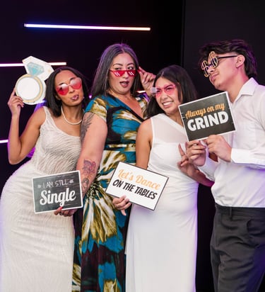 Vogue Photo Booth with led lights