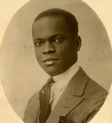 Photo of clarinettist  conductor and journalist Rudolph Dunbar