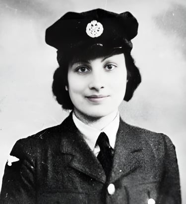Noor Inayat Khan representing the They Did I Can Too military section.