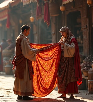 Trade markets along the silk road