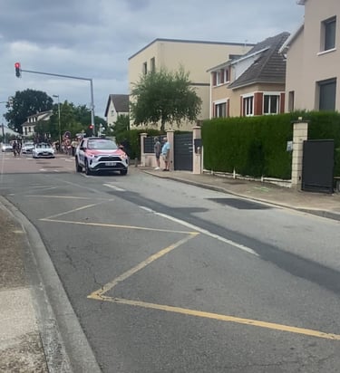 Entrée Magny-les-Hameaux - Course des JO 3 août 2024