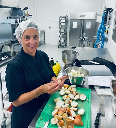 Ingrid Saury au laboratoire