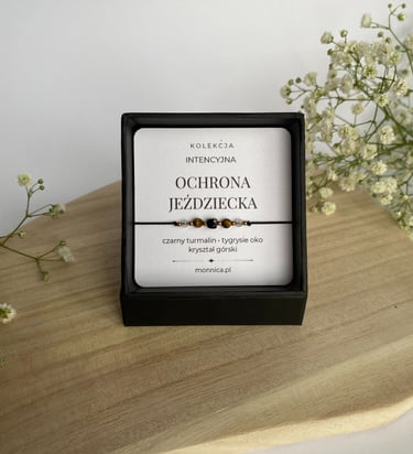 Bransoletka na nici jedwabnej