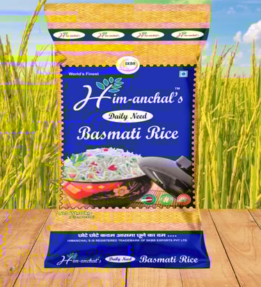 himanchal basmati rice daily need pack -30kg