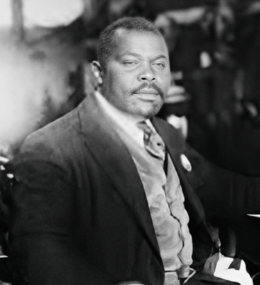 Marcus Garvey representing They Did I Can Too entrepreneurs section