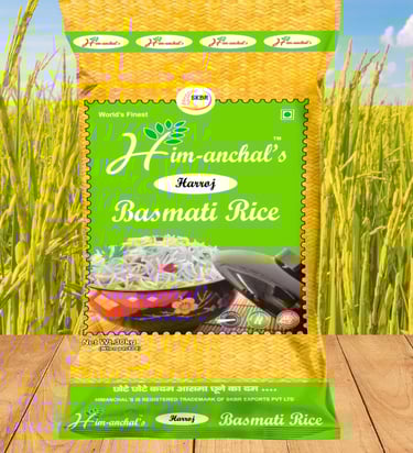 himanchal basmati rice harroj  pack -30kg