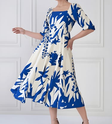 knee length dresses for women myntra