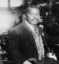Marcus Garvey representing the They Did I Can Too Entrepreneur section.