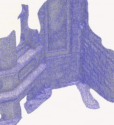 Lidar Scan with Mesh