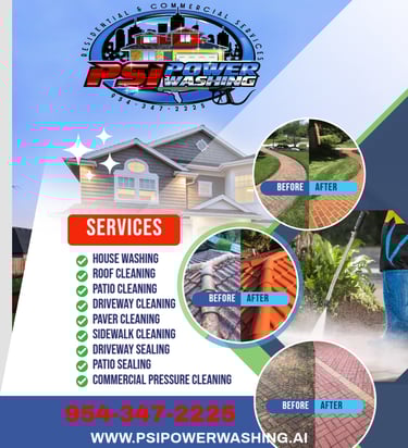 RESIDENTIAL PRESSURE CLEANING SERVICES FORT LAUDERDALE