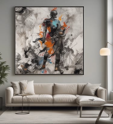 Close-up of a gleaming red sports car hood with a luxury estate blurred in the background.