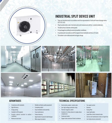 Cooling units for Cold Room and Freezer Room