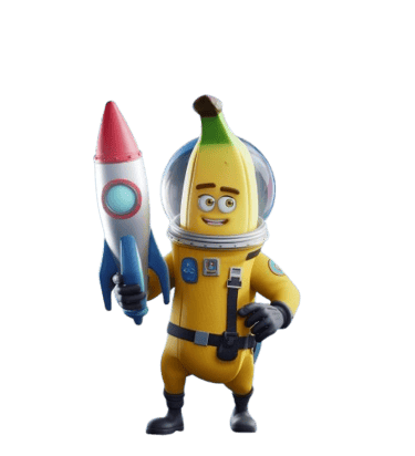 a banana bananafruit with a banana banana