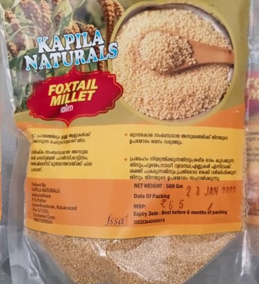 Kapila Naturals Foxtail Millet