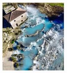 How travertine is formed