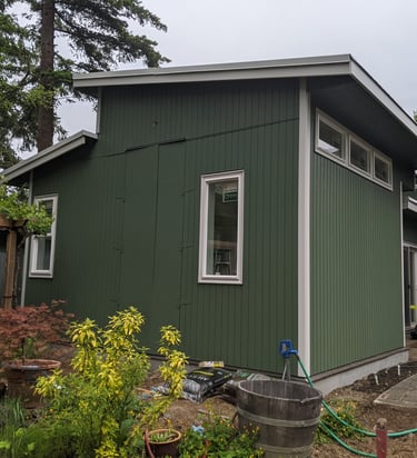 home addition for an art studio