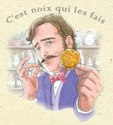 Illustration portrait de l'Apothicaire Biscuitier