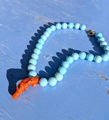 Corallo rosso e turchese