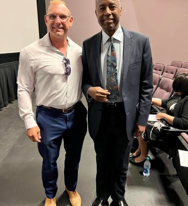 Derek Vest Fort Myers with the incredible Dr. Ben Carson