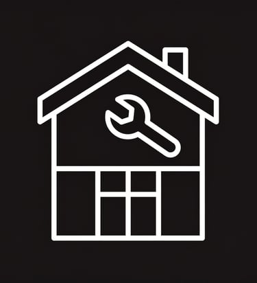 a wrench laying in front of a house