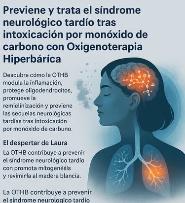 Descubre cómo la OTHB modula la inflamación, protege oligodendrocitos, promueve la remielinización