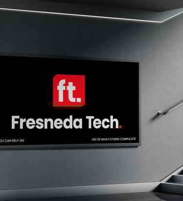 Logotipo com estilo geométrico para empresa de tecnologia por Acebal Santana.