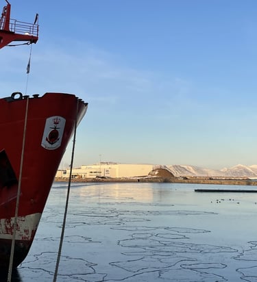 Islande - Bateau de pêche dans le port de Reykjavik