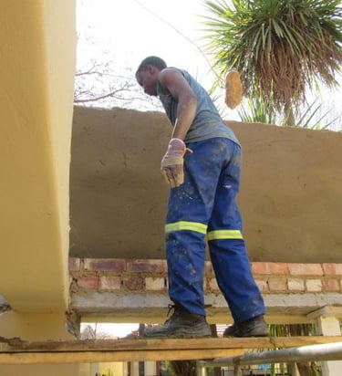 Completion of plaster work for concealed roof in Krugersdorp,, Environmental Pro Construction