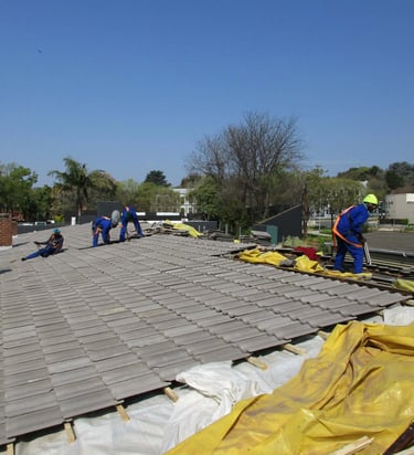 Roofing by Environmental Pro Construction in Hyde Park, Sandton