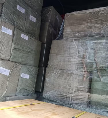Injection product with carton box, woven bag, protective film. waterproof, moisture-proof, no damage