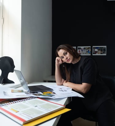 Jovita Kuze vizualinio identiteto kūrimo procesas