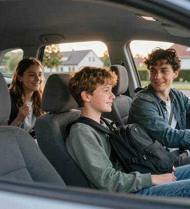 Young professional receiving career guidance in a modern office setting.