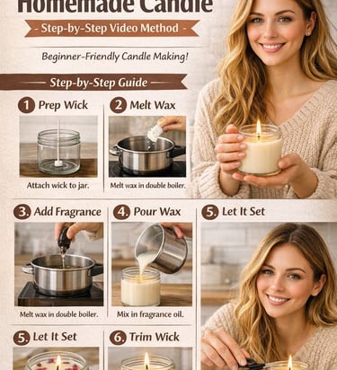 #DIYCandles #CandleMaking #HomemadeCandles #PinterestDIY #HomeDecorIdeas