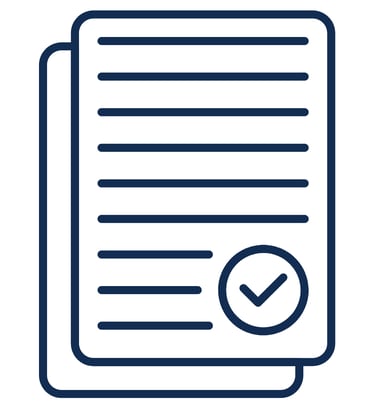  Ícone de documento técnico representando análise inicial de autos médico-legais.