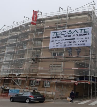 Rehabilitación integral de la fachada y mejora energética en Barcelona