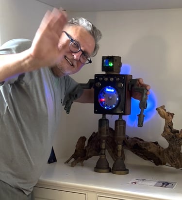 Talbotics sculpture in Pennsylvania home.