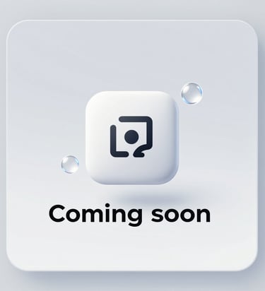 A sleek, rounded card showing a clean logo for a task management app.